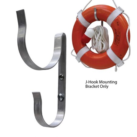 Kemp Ring Buoy J-Hook Mounting Bracket 10-224